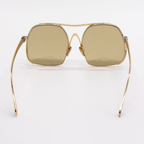 NEW MIU MIU SUNGLASSES MUA55S 5AK10R GOLD WOMEN MU A55S SMU A55 display picture 3